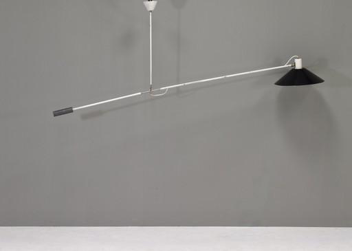 1st edition JJM Hoogervorst Counter Balance ceiling lamp for Anvia - Netherlands, 1955