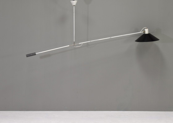 Image 1 of 1st Edition JJM Hoogervorst Counter Balance Ceiling Lamp for Anvia – Netherlands, 1955