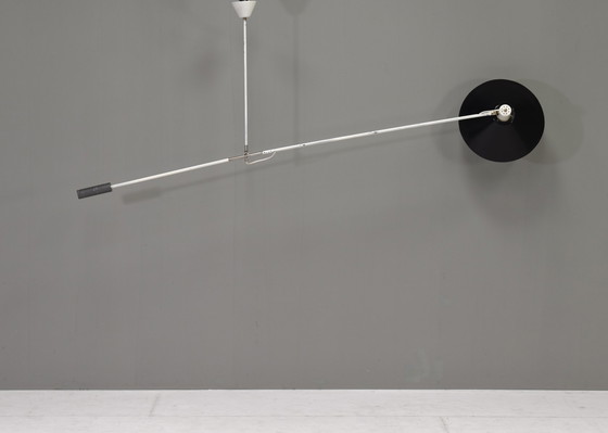 Image 1 of 1st Edition JJM Hoogervorst Counter Balance Ceiling Lamp for Anvia – Netherlands, 1955