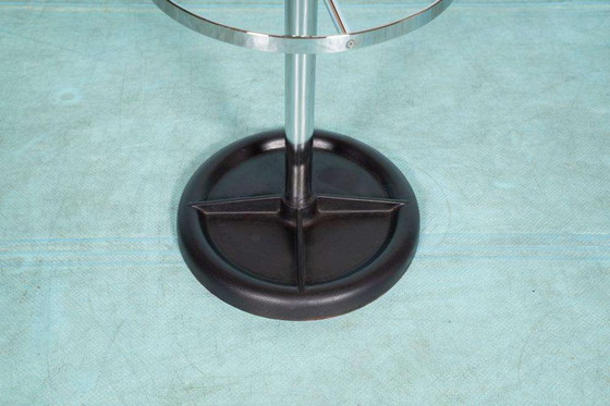 Image 1 of Vintage design standing coat rack chrome, minimalist coat rack