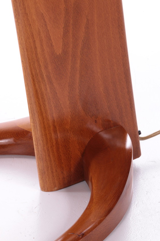 Image 1 of Studio B.B.P.R Italian Floor Lamp Model Wooden Boat,1950