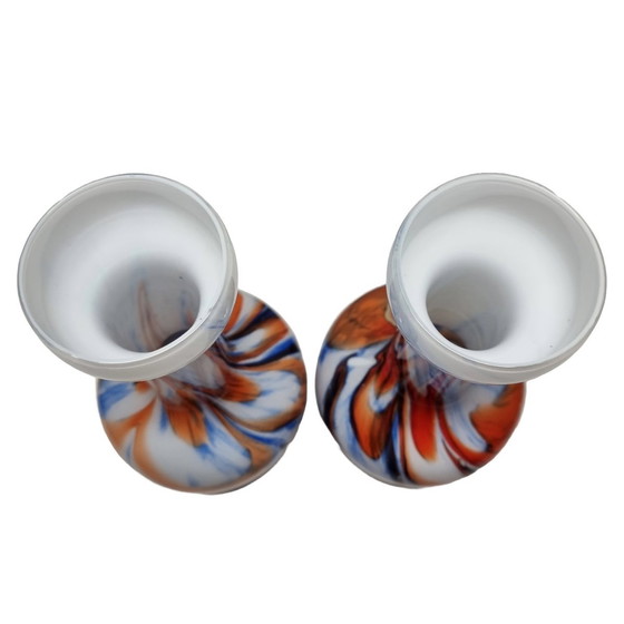 Image 1 of 2 Vintage Opaline Vases From Florence