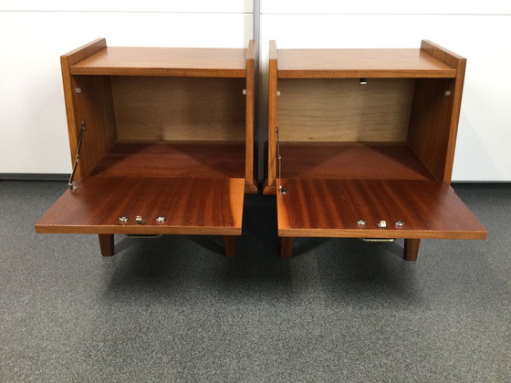 Image 1 of 2x Mid-Century nightstands