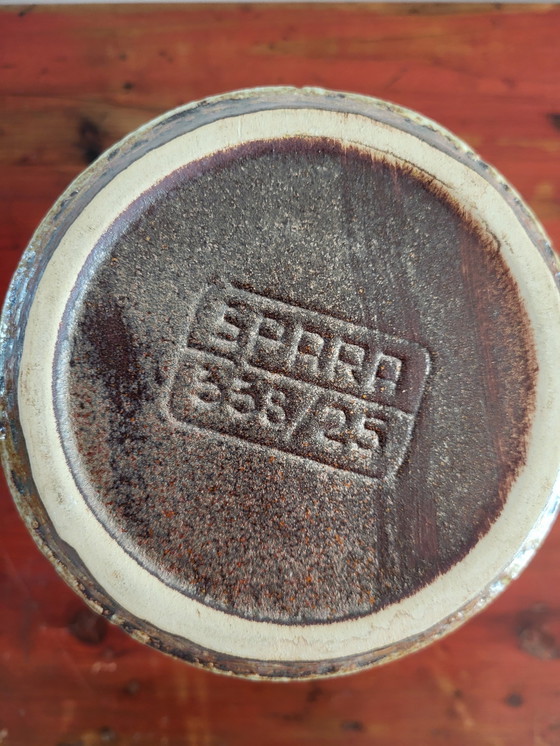 Image 1 of Vase vintage en céramique Fat Lava, Spara, modèle 558-25 Allemagne, années 1970