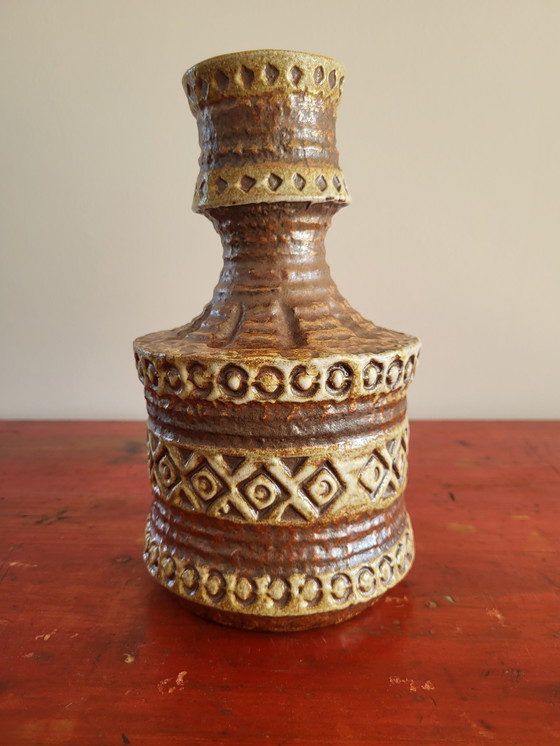 Image 1 of Vaso vintage in ceramica Fat Lava, Spara, modello 558-25, Germania, anni '70