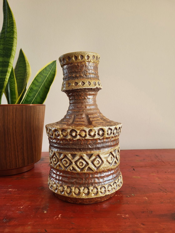 Image 1 of Vaso vintage in ceramica Fat Lava, Spara, modello 558-25, Germania, anni '70