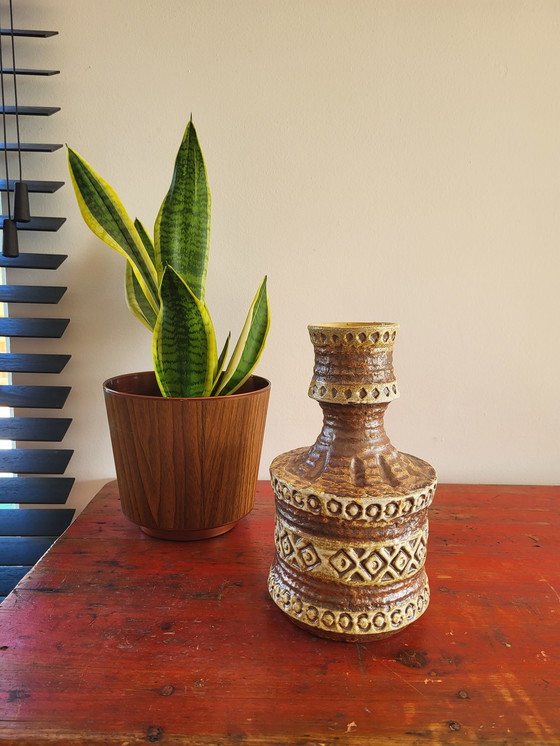 Image 1 of Vase vintage en céramique Fat Lava, Spara, modèle 558-25 Allemagne, années 1970