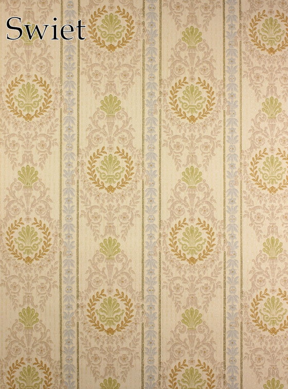 Image 1 of 4347 Classic Baroque Striped Wallpaper