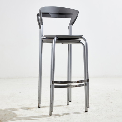 Opus Bar Stool By Pelikan Design For Bent Krogh, Set Of 2