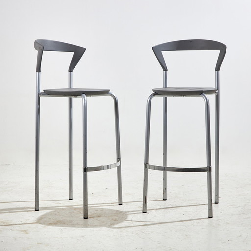 Opus Bar Stool By Pelikan Design For Bent Krogh, Set Of 2