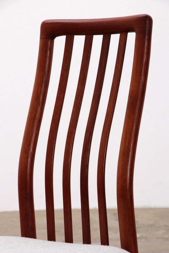 Image 1 of Ensemble danois de 4 chaises Kai Kristansen et une table Korup,1960 Danemark.