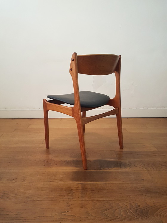 Image 1 of 4x Erik Buck dining chairs for O.D. Møbler