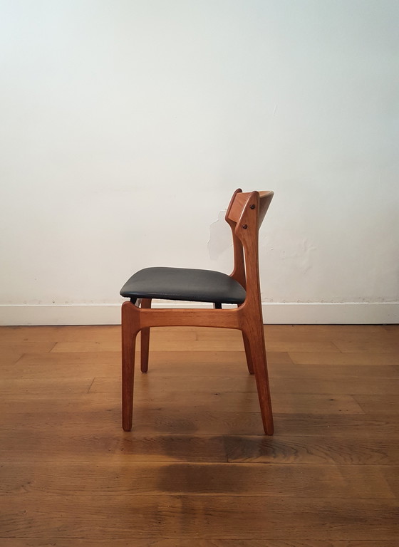 Image 1 of 4x Erik Buck dining chairs for O.D. Møbler