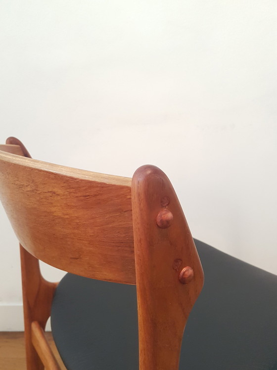 Image 1 of 4x Erik Buck dining chairs for O.D. Møbler