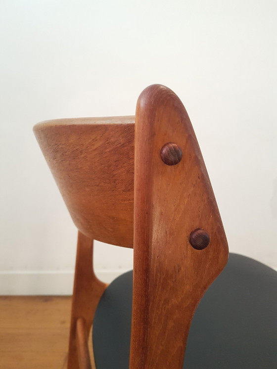 Image 1 of 4x Erik Buck dining chairs for O.D. Møbler