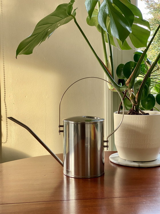 Image 1 of Stainless Steel Design Watering Can Ristok Germany In Stelton Style