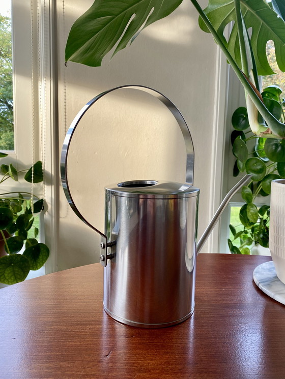 Image 1 of Stainless Steel Design Watering Can Ristok Germany In Stelton Style