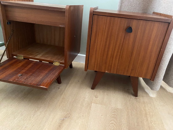 Image 1 of 2x Vintage bedside table