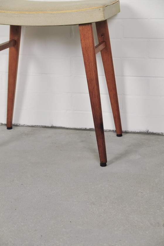 Image 1 of tabouret haut vintage beige