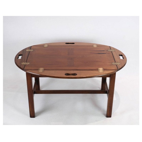 Image 1 of Tavolino da maggiordomo vintage in mogano, anni '50