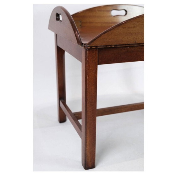Image 1 of Tavolino da maggiordomo vintage in mogano, anni '50