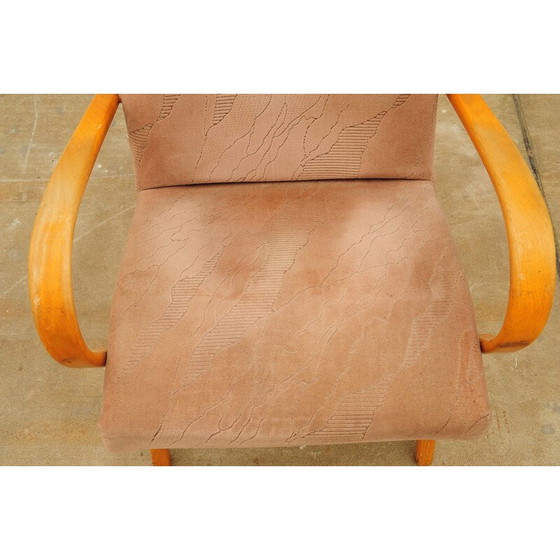 Image 1 of Pair of vintage beech armchairs by Jaroslav Šmídek, Czechoslovakia 1960