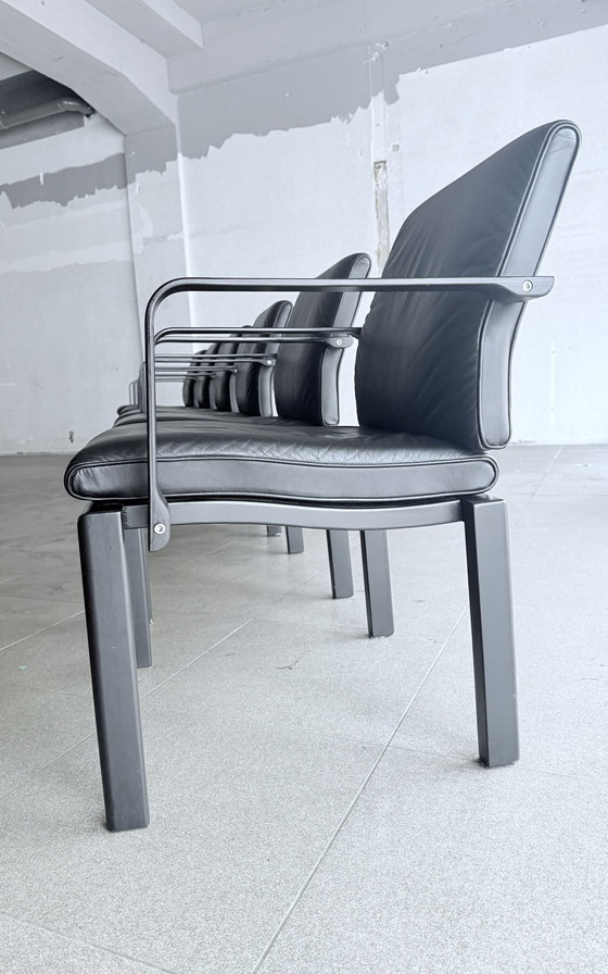 Image 1 of 6X Quadro W Chairs Design By Bruno Rey & Charles Polin, 1989