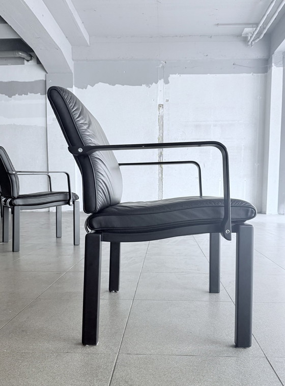 Image 1 of 6X Quadro W Chairs Design By Bruno Rey & Charles Polin, 1989