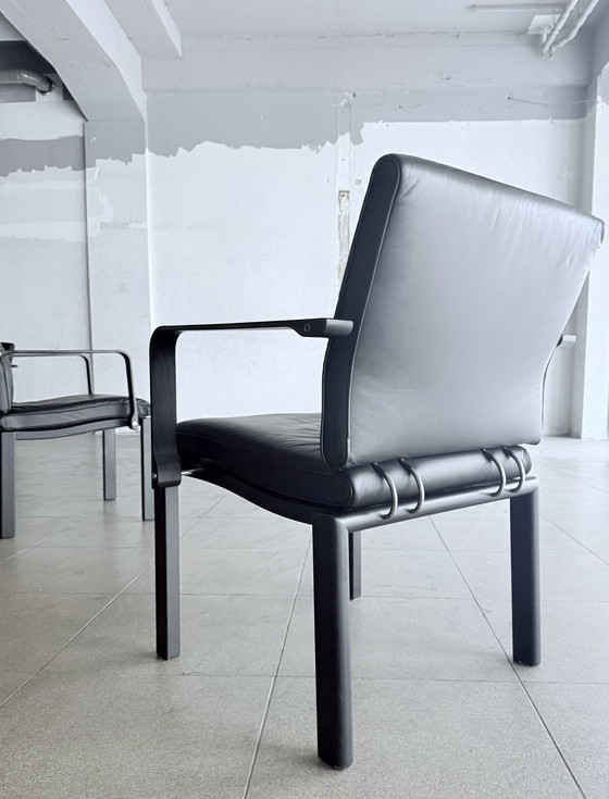 Image 1 of 6X Quadro W Chairs Design By Bruno Rey & Charles Polin, 1989