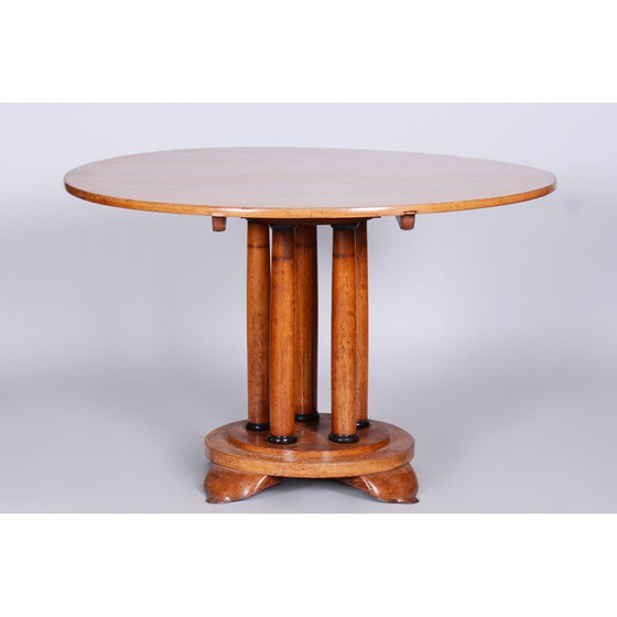 Image 1 of Tavolo da pranzo vintage Biedermeier in legno di quercia, Austria, anni '30 del XIX secolo