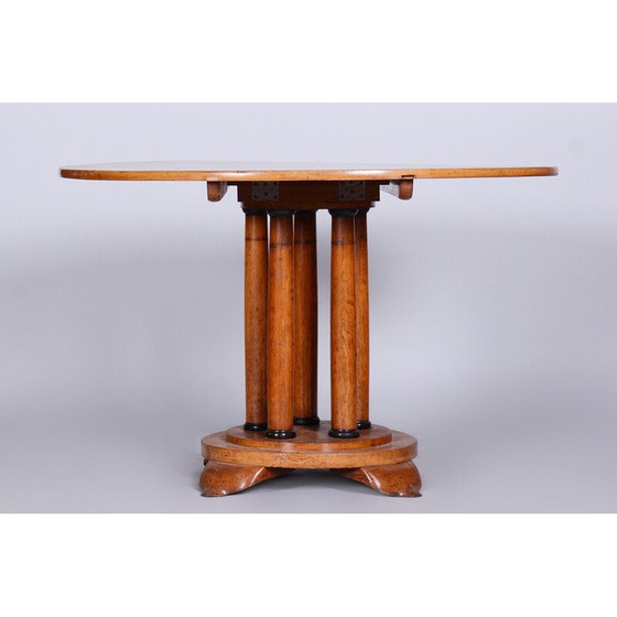 Image 1 of Tavolo da pranzo vintage Biedermeier in legno di quercia, Austria, anni '30 del XIX secolo