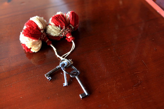 Image 1 of Secreter Biedermeier antiguo, década de 1890