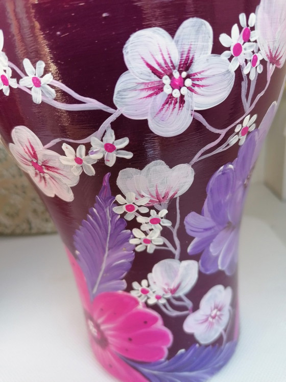 Image 1 of Hand-painted Vases, Artist Evalien Ritmeester