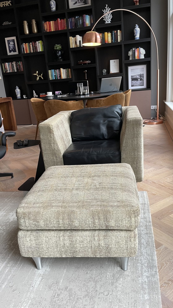 Image 1 of Fauteuil Moroso avec pouf