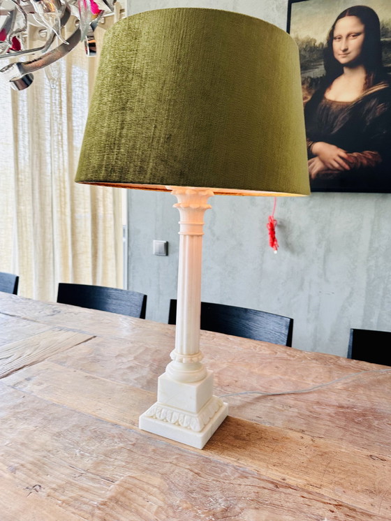 Image 1 of Baroque Baroque White Marble Table Lamp