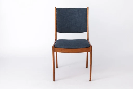 1 Of 2 Danish Teak Wood Chairs By Johannes Andersen Uldum Møbelfabrik 1960S