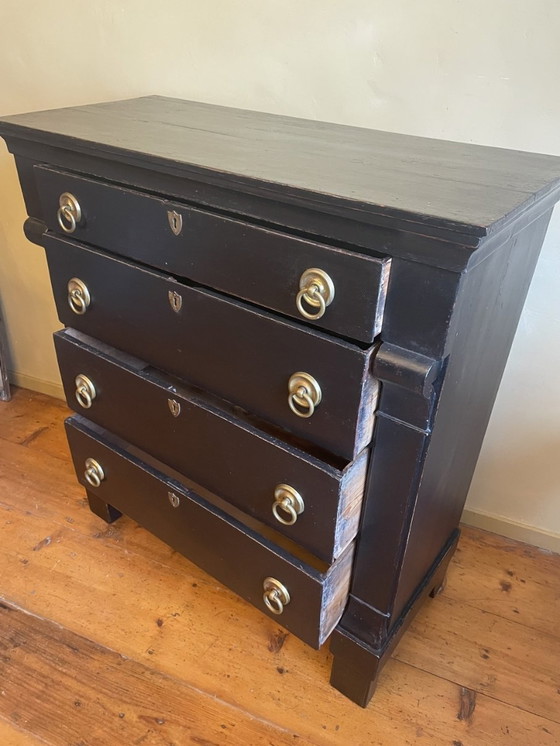 Image 1 of Impressive Antique Chest of Drawers Dresser Dutch