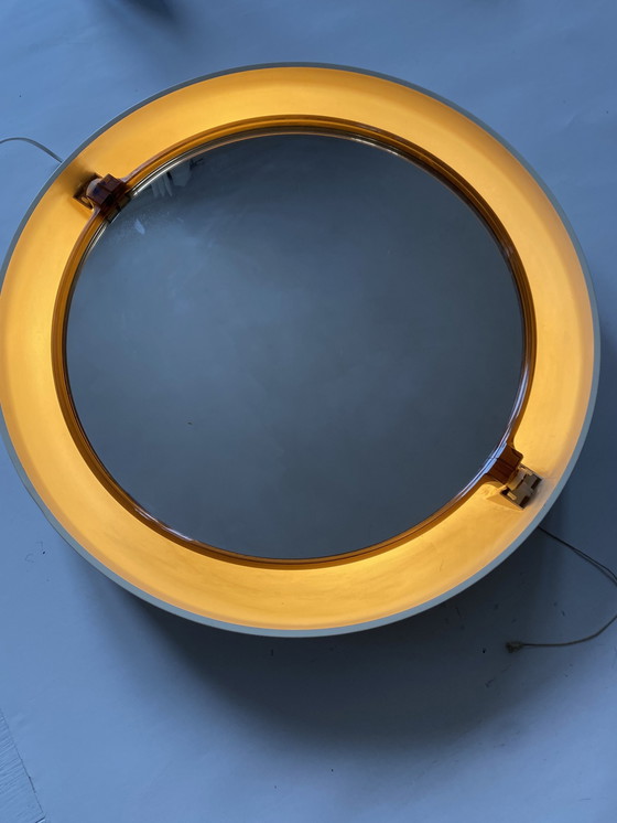 Image 1 of Round Backlit Wall Mirror By Allibert