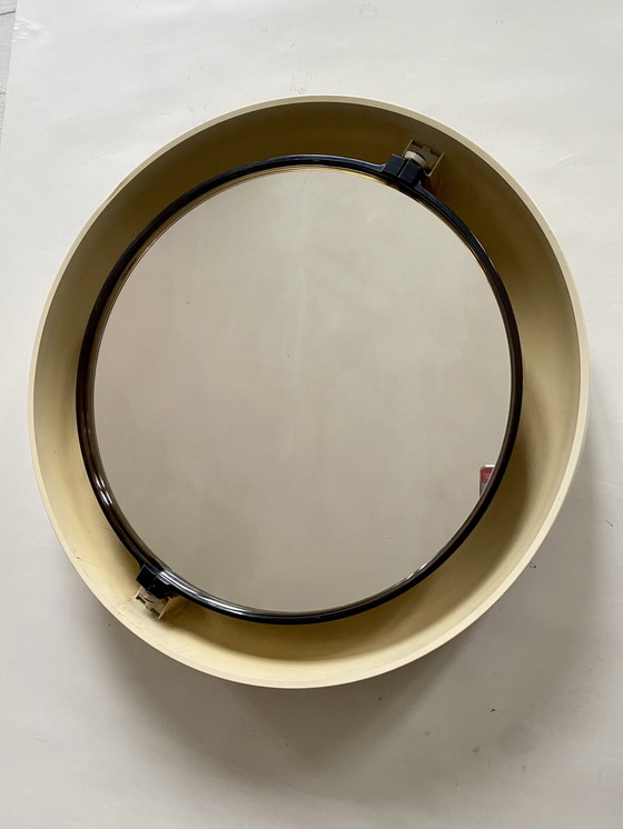 Image 1 of Round Backlit Wall Mirror By Allibert