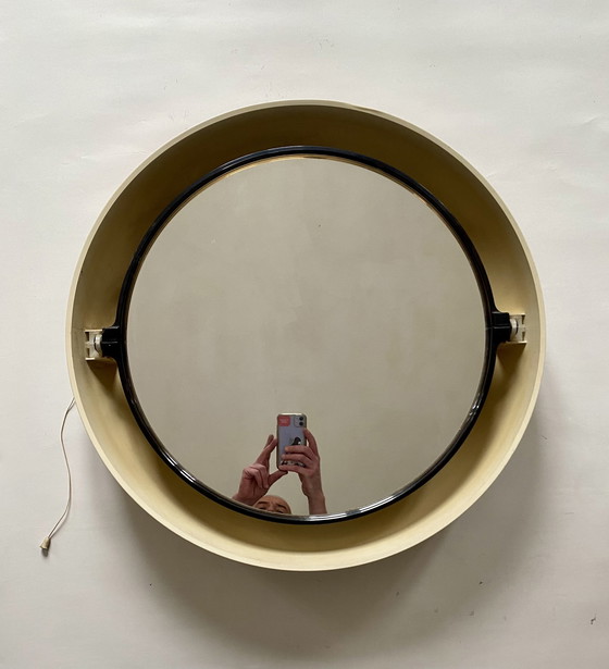 Image 1 of Round Backlit Wall Mirror By Allibert