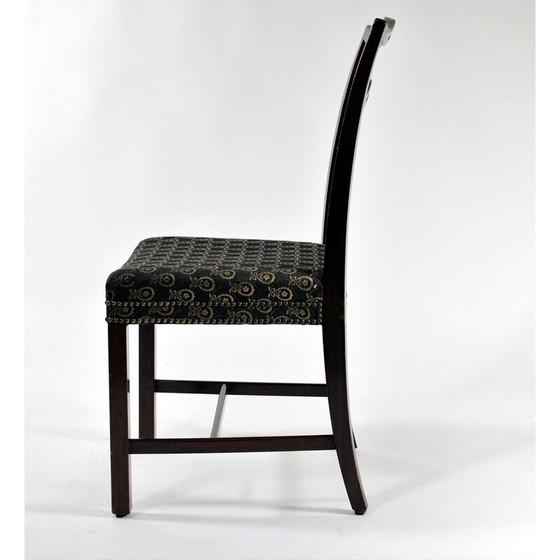 Image 1 of Set of 6 vintage mahogany dining chairs by Georg Kofoed, Denmark 1930