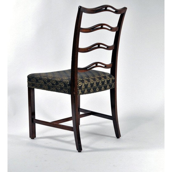 Image 1 of Set of 6 vintage mahogany dining chairs by Georg Kofoed, Denmark 1930