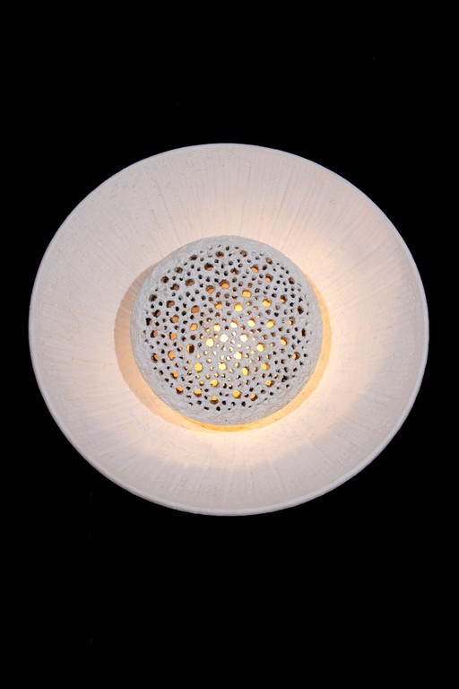 Design Stoneware Wall Lamp By Sejer Keramik, Denmark 1960