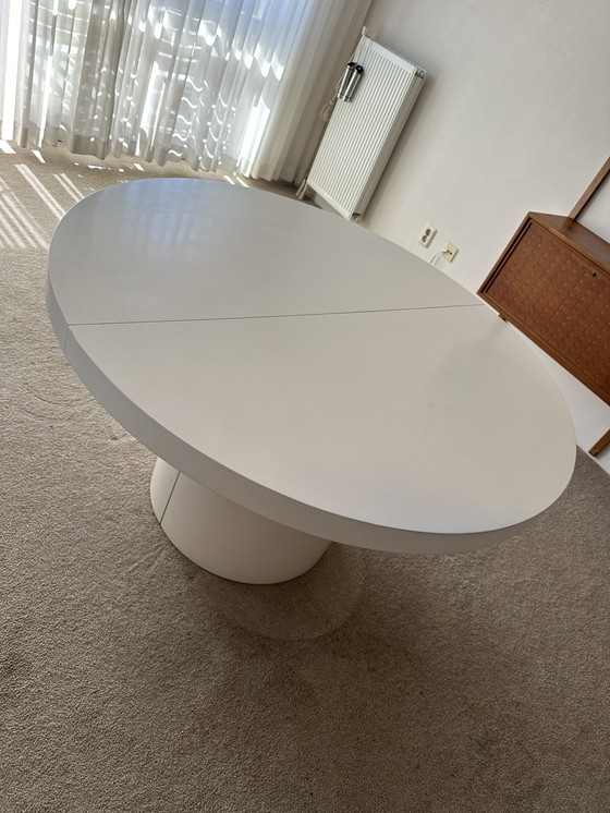 Image 1 of Rohé White dining table by Jan des Bouvrie