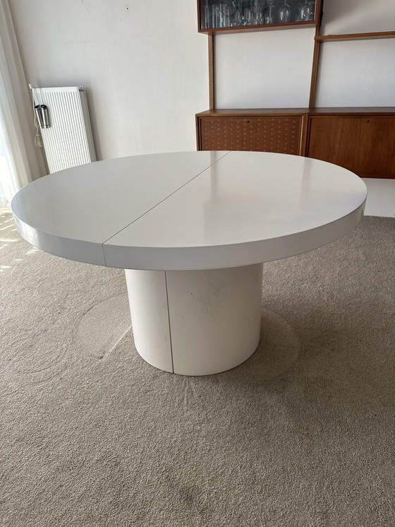 Image 1 of Rohé White dining table by Jan des Bouvrie