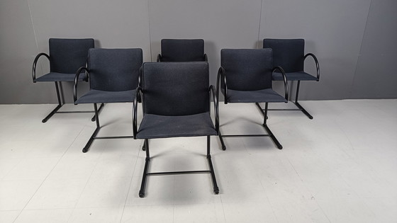 Image 1 of Vintage cirkel chairs by Metaform, 1980s, set of 6