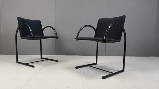 Chaises cirkel vintage par Metaform, 1980, ensemble de 6