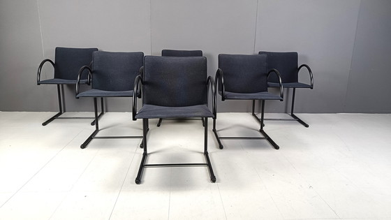 Image 1 of Chaises cirkel vintage par Metaform, 1980, ensemble de 6