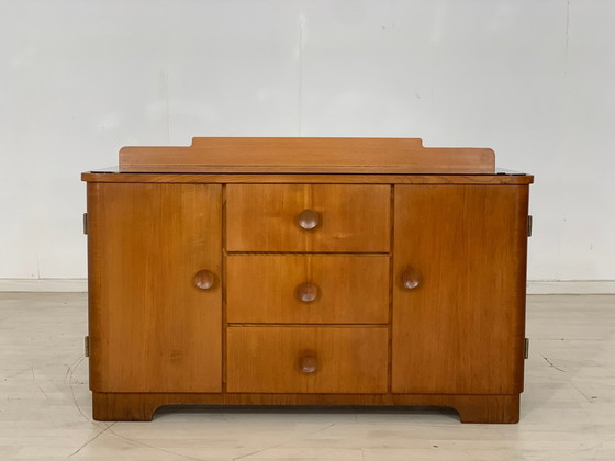 Image 1 of Mid - Century chest of drawers sideboard cabinet vintage