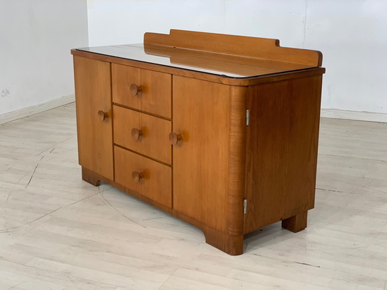 Image 1 of Mid Century commode armoire vintage